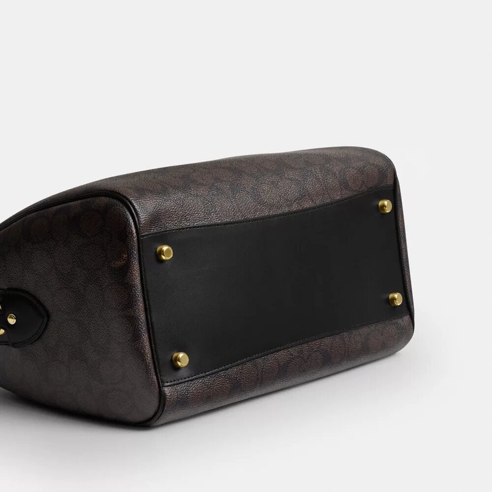 Rowan Large Satchel Bag in Signature Canvas