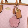 Rowan Large Satchel Bag in Signature Canvas with Charms