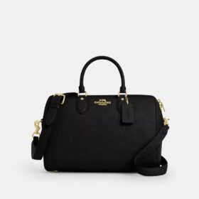 Rowan Large Satchel Bag in Signature Leather