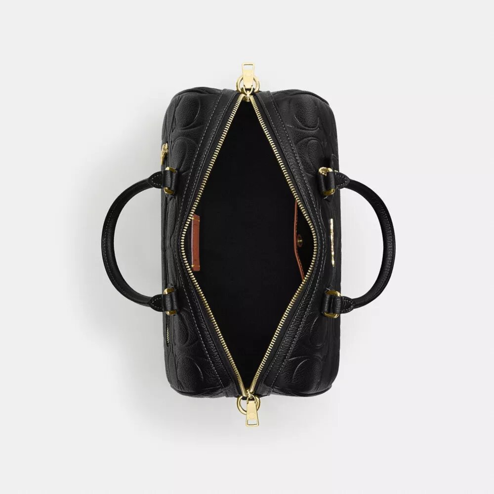 Rowan Large Satchel Bag in Signature Leather