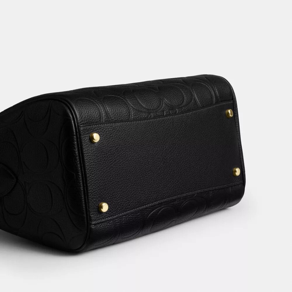 Rowan Large Satchel Bag in Signature Leather