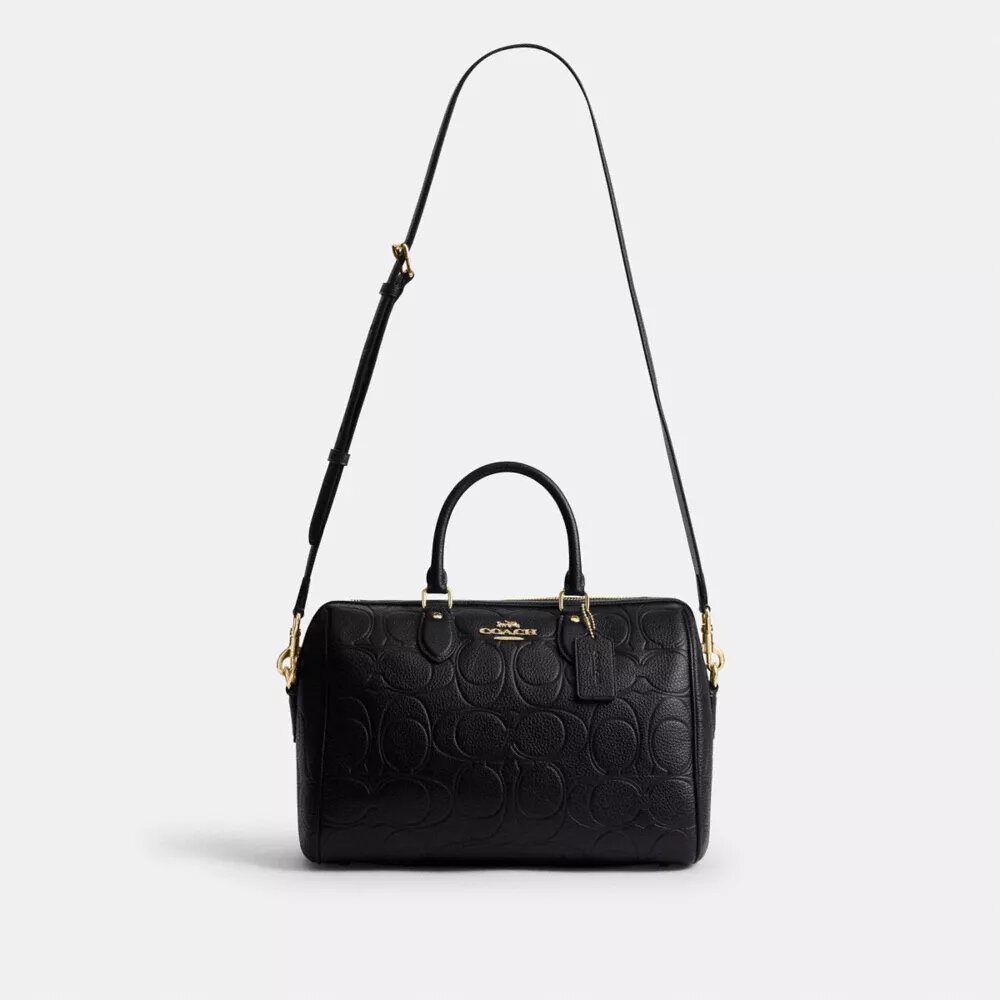 Rowan Large Satchel Bag in Signature Leather