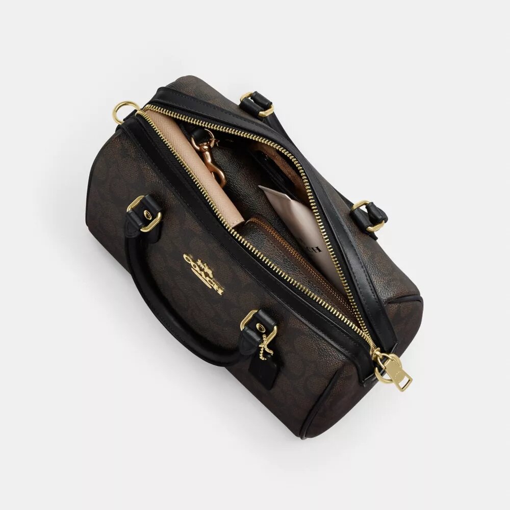 Rowan Satchel Bag in Signature Canvas