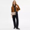 Rowan Satchel Bag in Blocked Signature Canvas