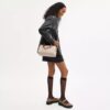 Rowan Satchel Bag in Blocked Signature Canvas