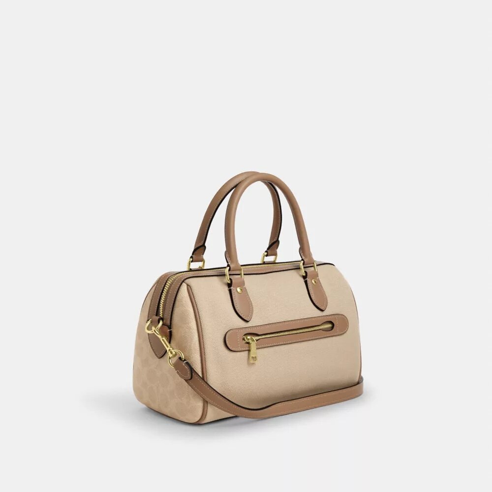 Rowan Satchel Bag in Colorblock