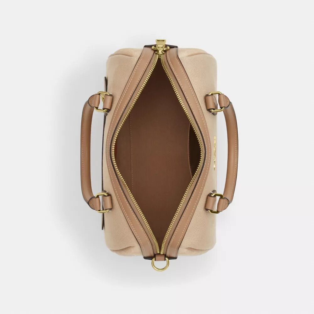 Rowan Satchel Bag in Colorblock