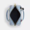 Rowan Satchel Bag in Loved Denim with Charms