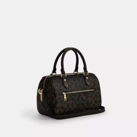 Rowan Satchel Bag in Loved Signature Canvas with Charms