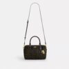 Rowan Satchel Bag in Loved Signature Canvas with Charms