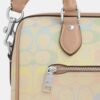 Rowan Satchel Bag in Rainbow Signature Canvas