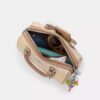 Rowan Satchel Bag in Rainbow Signature Canvas