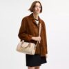 Rowan Satchel Bag in Rainbow Signature Canvas