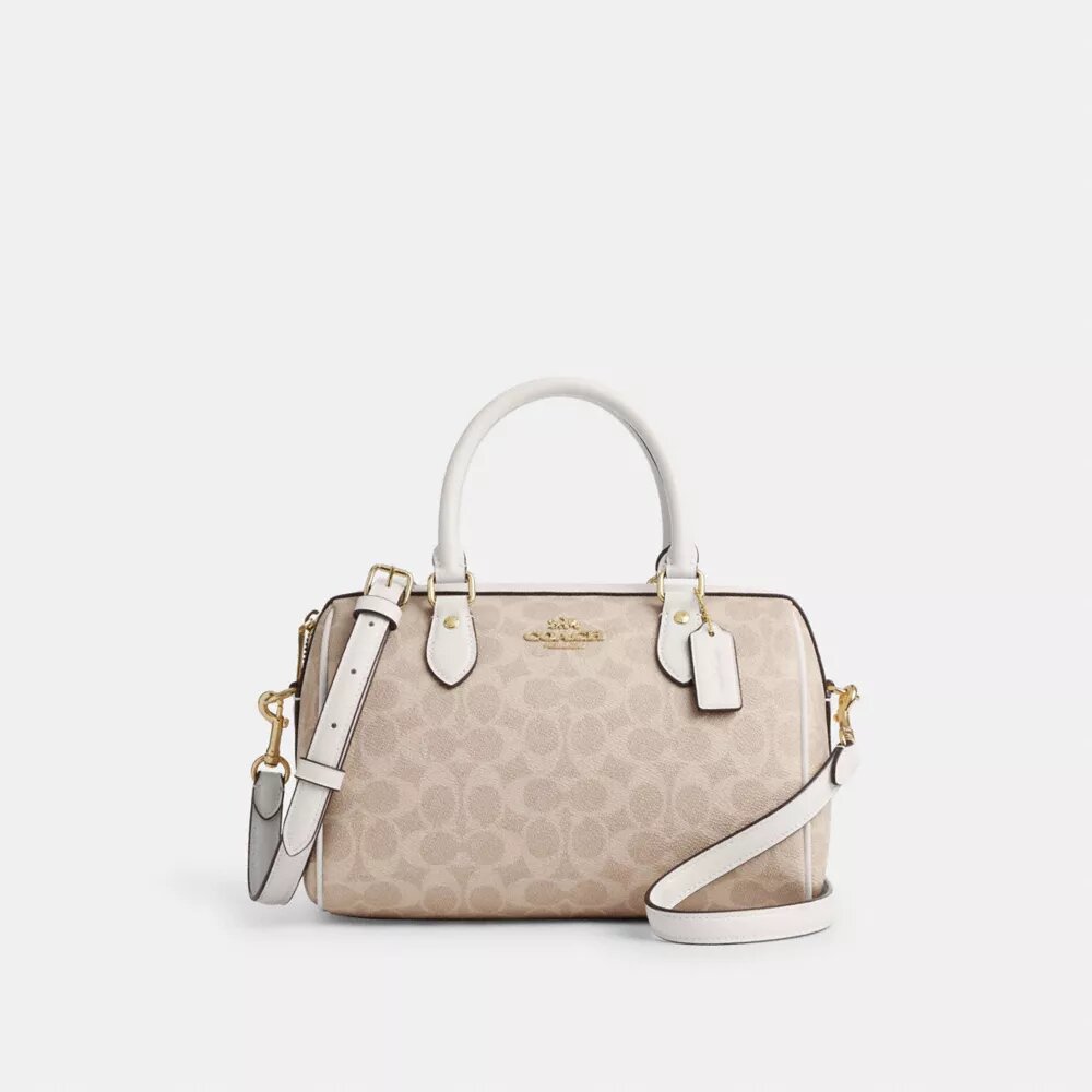 Rowan Satchel Bag in Signature Canvas