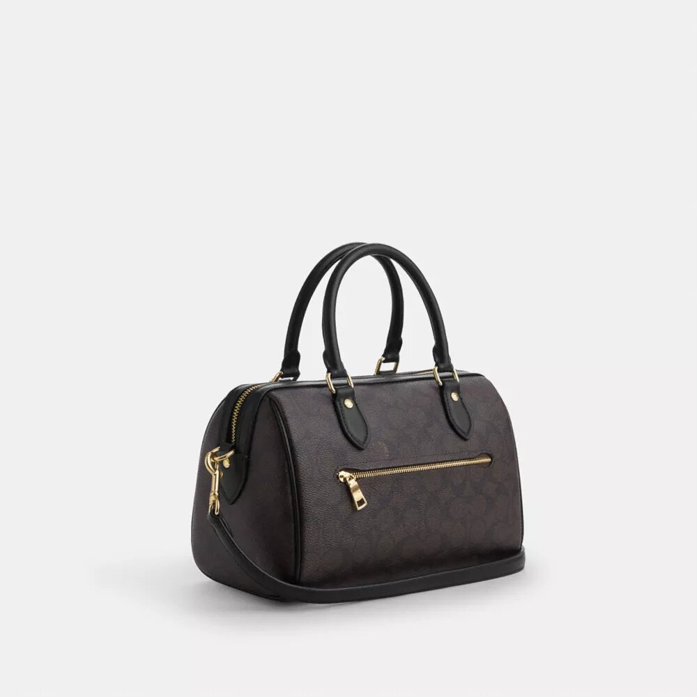 Rowan Satchel Bag in Signature Canvas