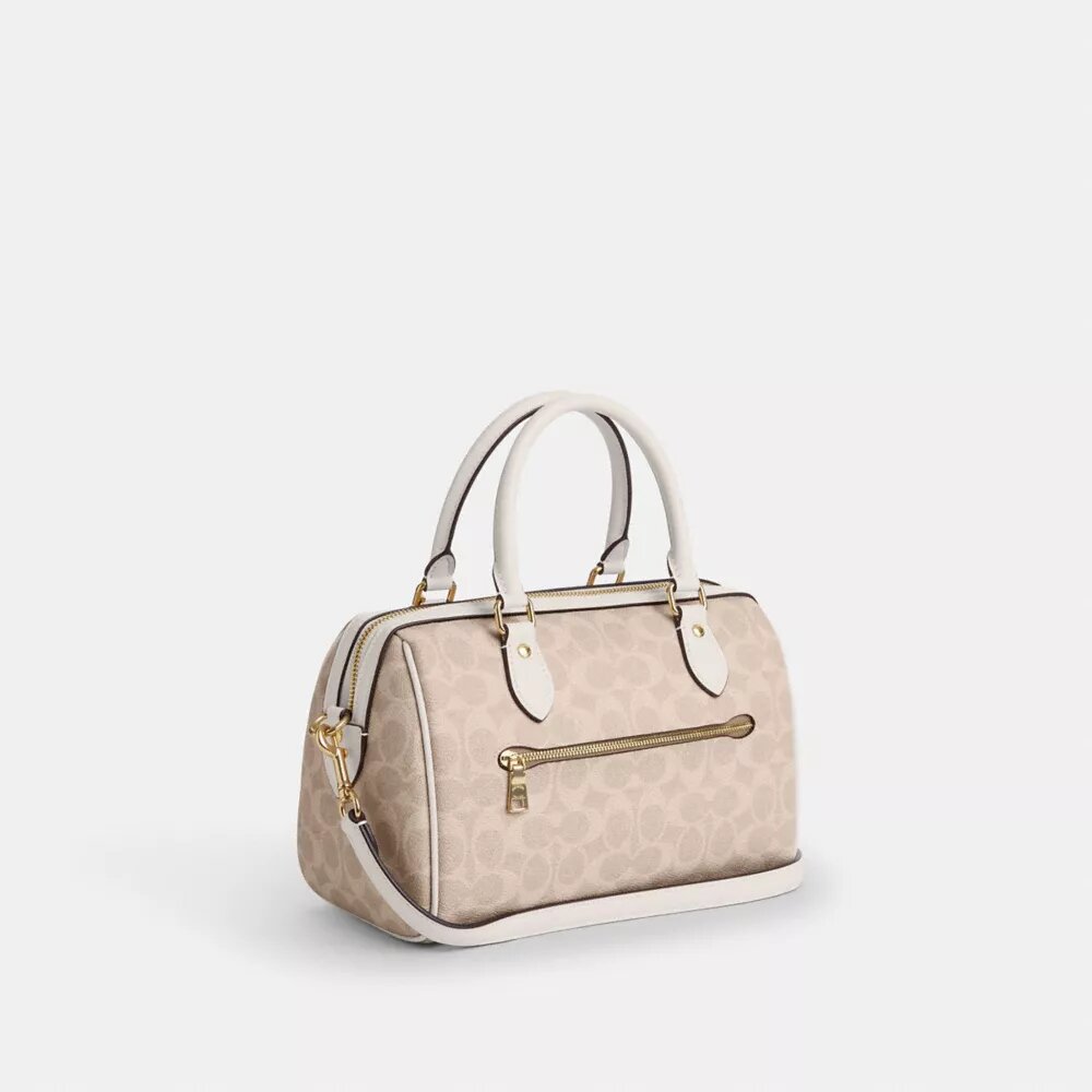 Rowan Satchel Bag in Signature Canvas