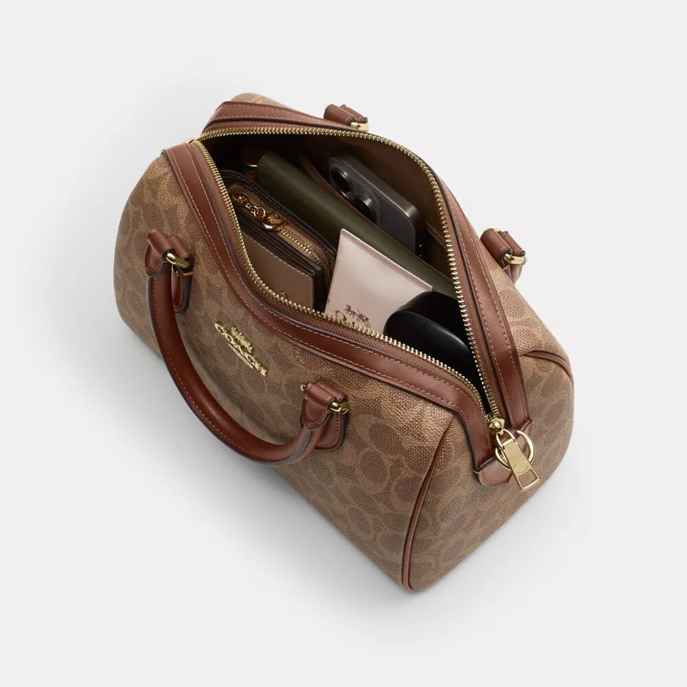 Rowan Satchel Bag in Signature Canvas