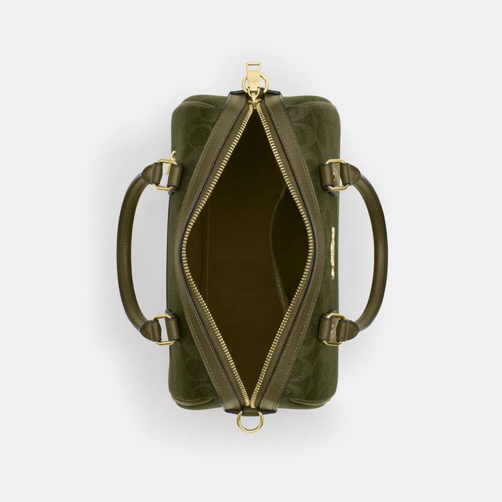 Rowan Satchel Bag in Signature Canvas