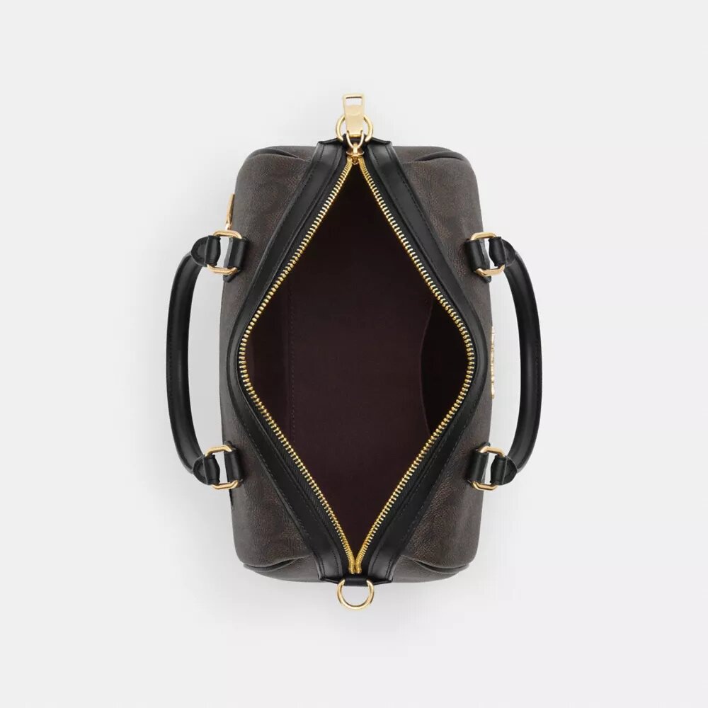Rowan Satchel Bag in Signature Canvas