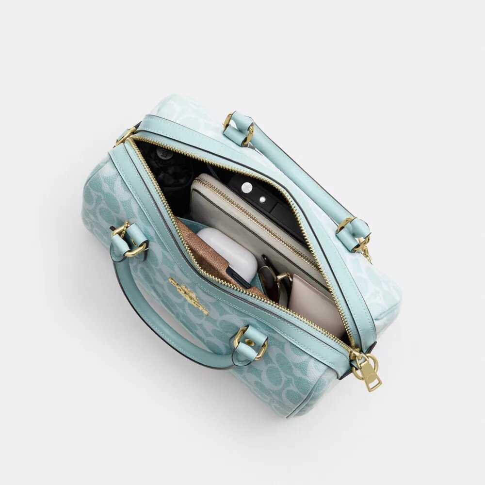 Rowan Satchel Bag in Signature Canvas