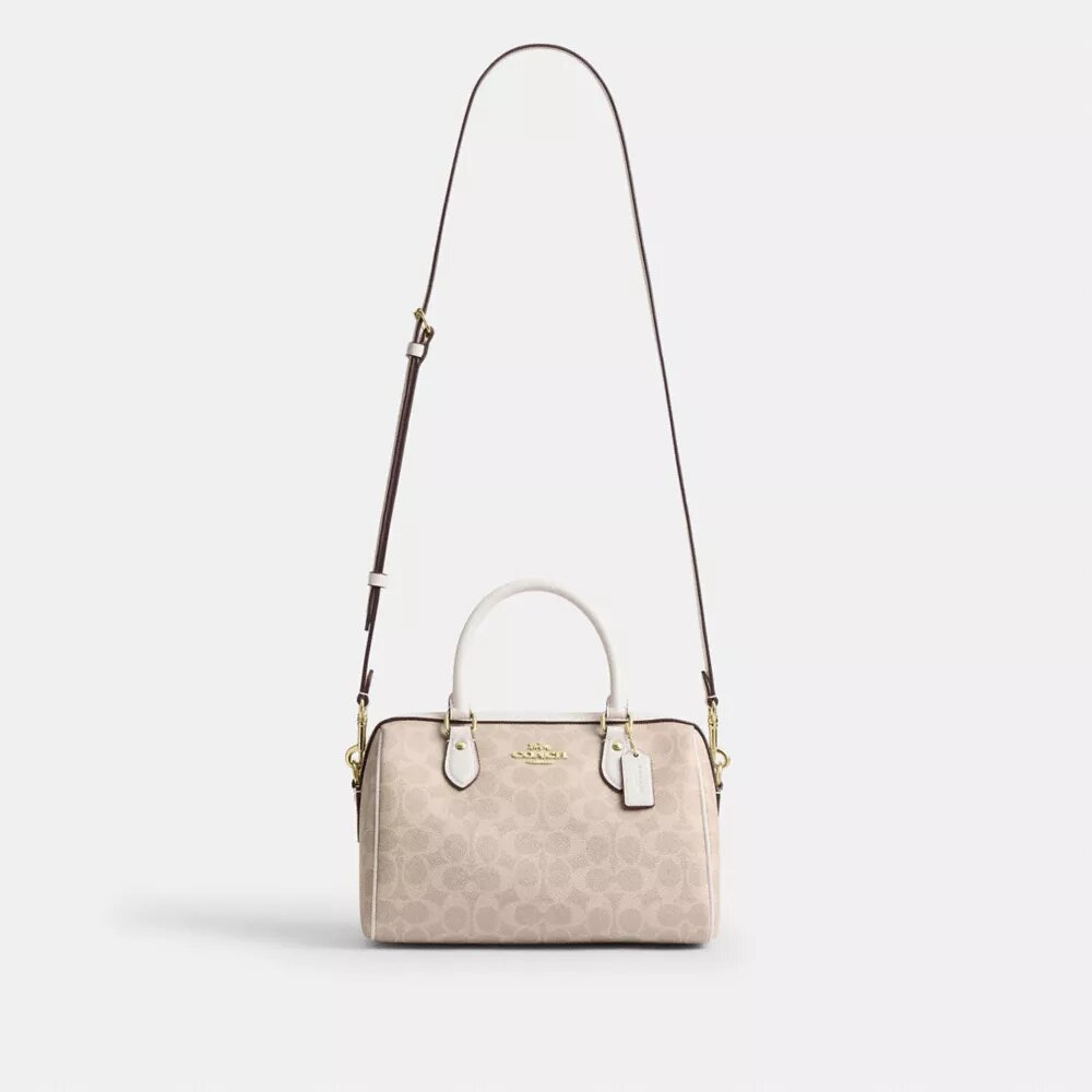 Rowan Satchel Bag in Signature Canvas