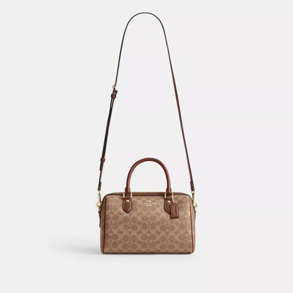 Rowan Satchel Bag in Signature Canvas