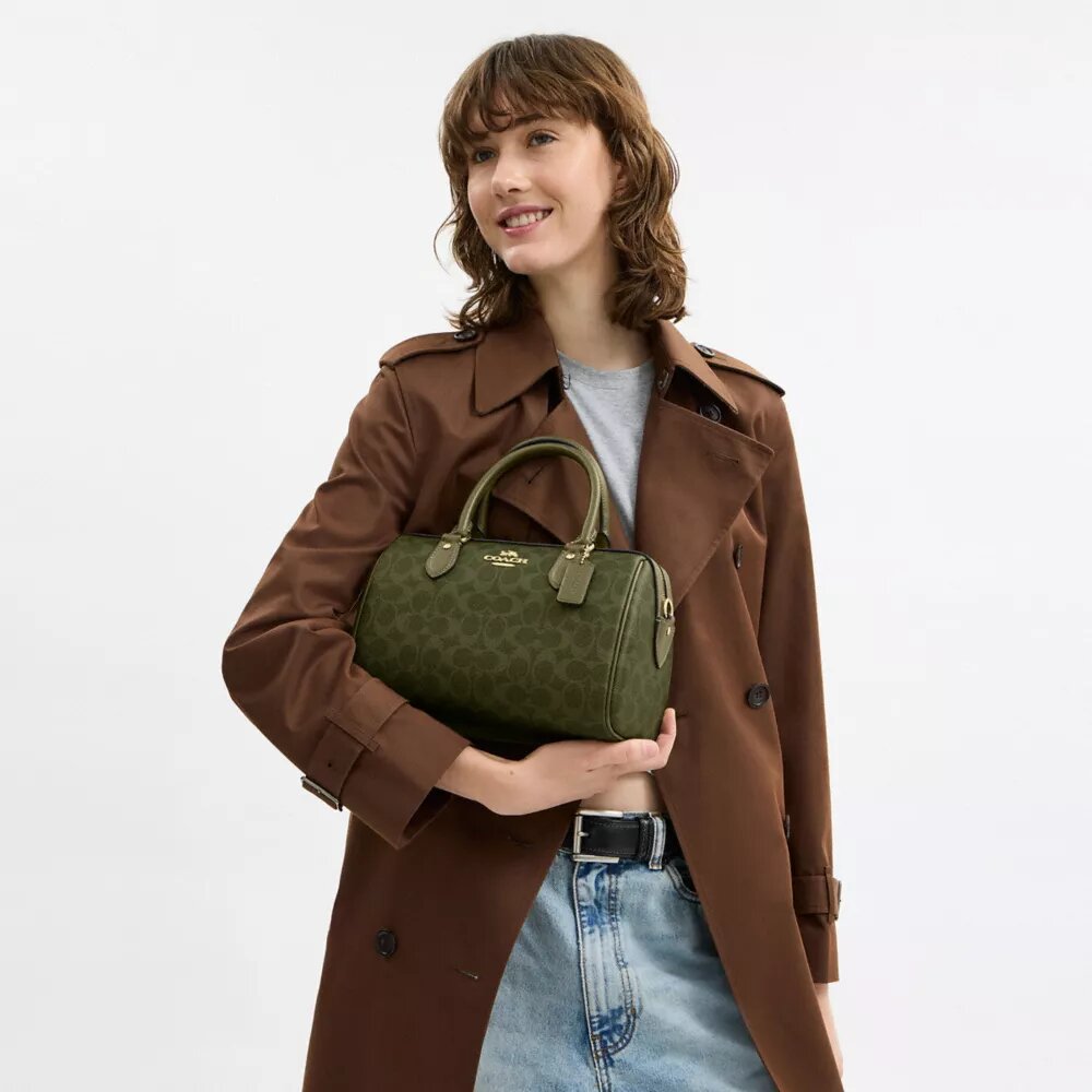Rowan Satchel Bag in Signature Canvas