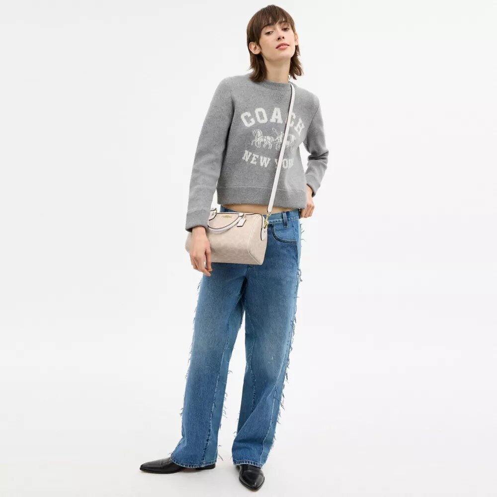Rowan Satchel Bag in Signature Canvas