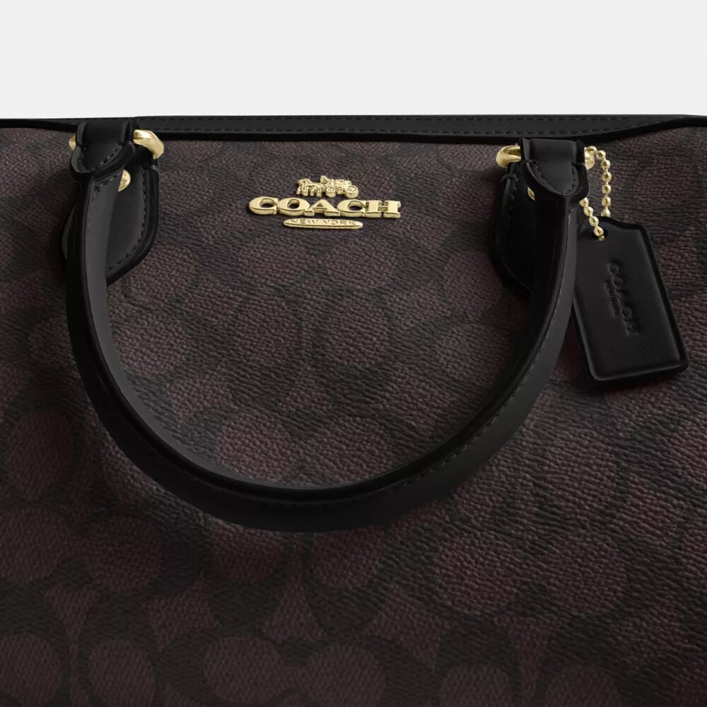 Rowan Satchel Bag in Signature Canvas