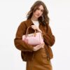 Rowan Satchel Bag in Signature Canvas with Charms