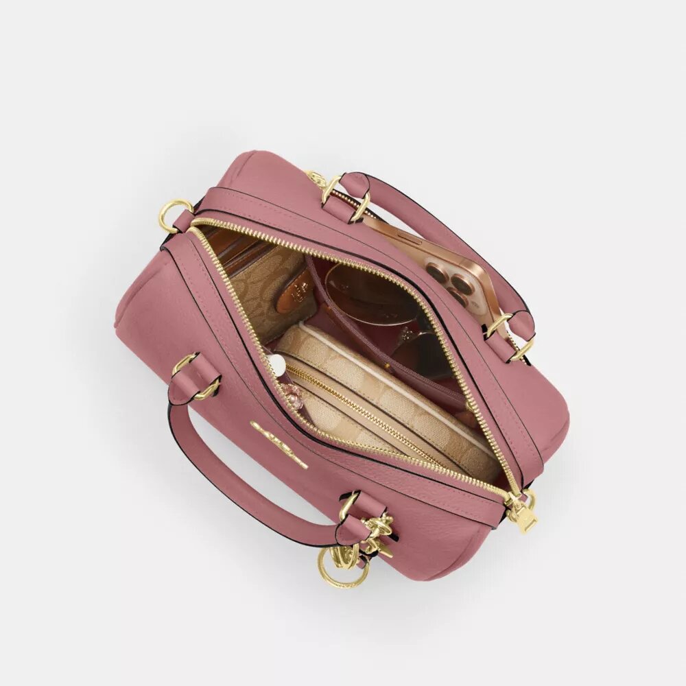 Rowan Satchel Bag in Signature Leather