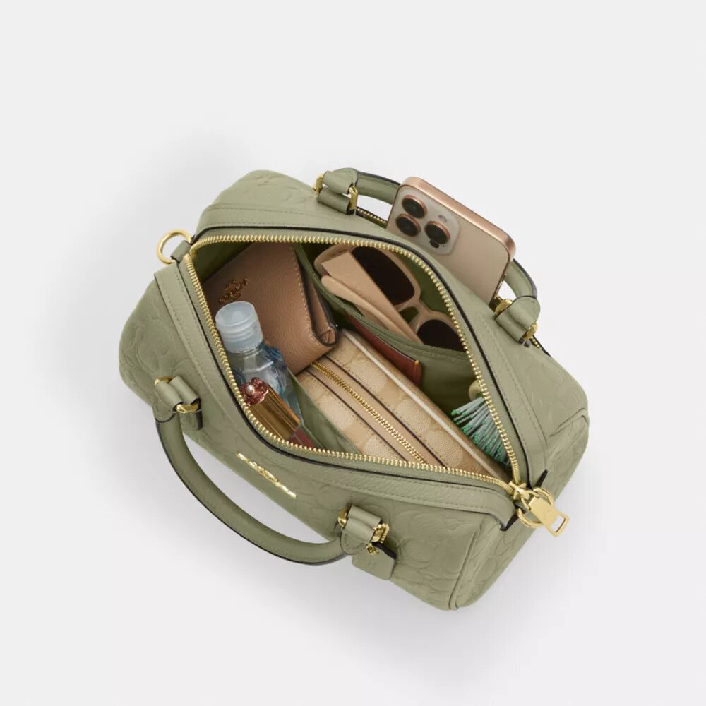 Rowan Satchel Bag in Signature Leather