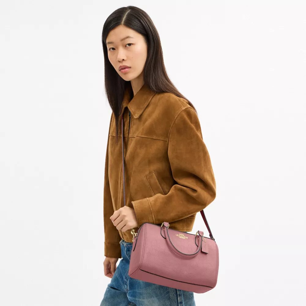 Rowan Satchel Bag in Signature Leather