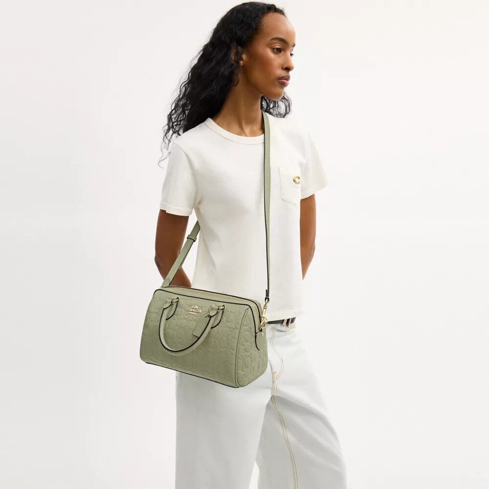 Rowan Satchel Bag in Signature Leather
