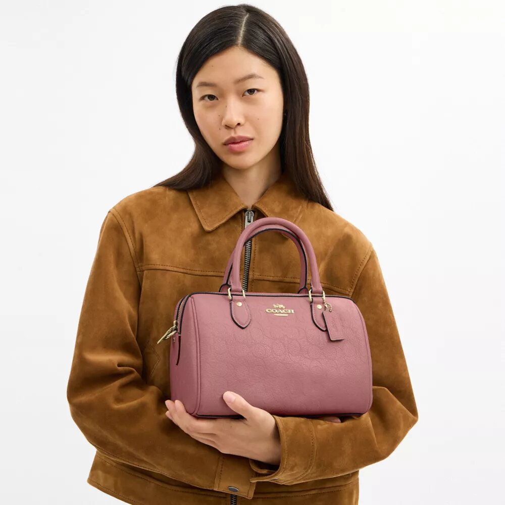 Rowan Satchel Bag in Signature Leather