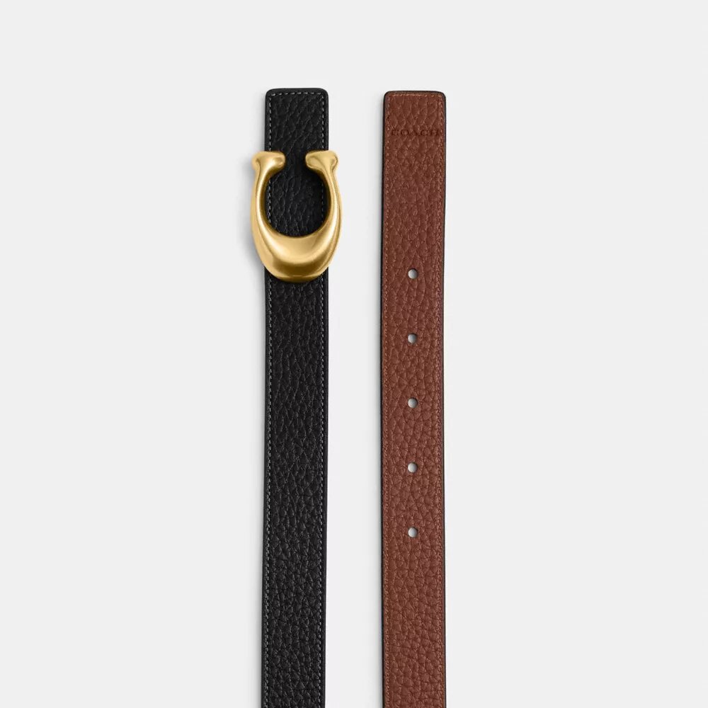 Sculpted C Buckle Reversible Belt, 25 Mm
