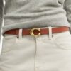 Sculpted C Buckle Reversible Belt, 25 Mm