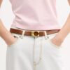 Sculpted C Buckle Reversible Belt, 25 Mm