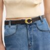 Sculpted C Buckle Reversible Belt, 25 Mm