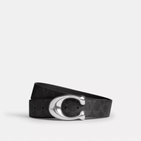 Sculpted C Buckle Reversible Belt, 38 Mm