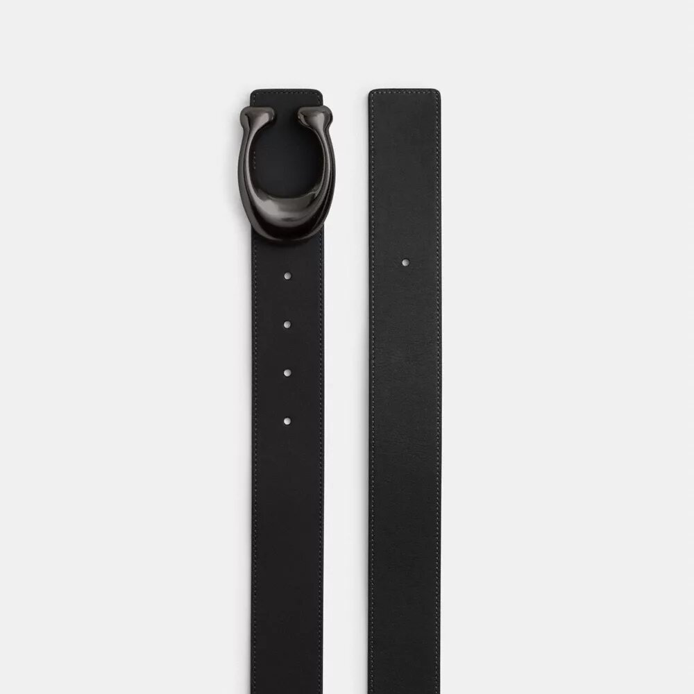 Sculpted C Buckle Reversible Belt, 38 Mm