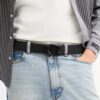 Sculpted C Buckle Reversible Belt, 38 Mm