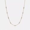 Sculpted C Pearl Necklace
