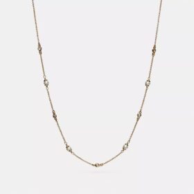 Sculpted C Pearl Necklace