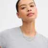Sculpted C Pearl Necklace