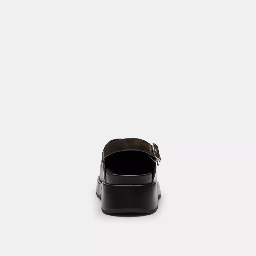 Sculpted C Platform Clog in Loved Leather
