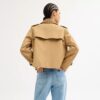 Short Trench Coat with Signature Collar