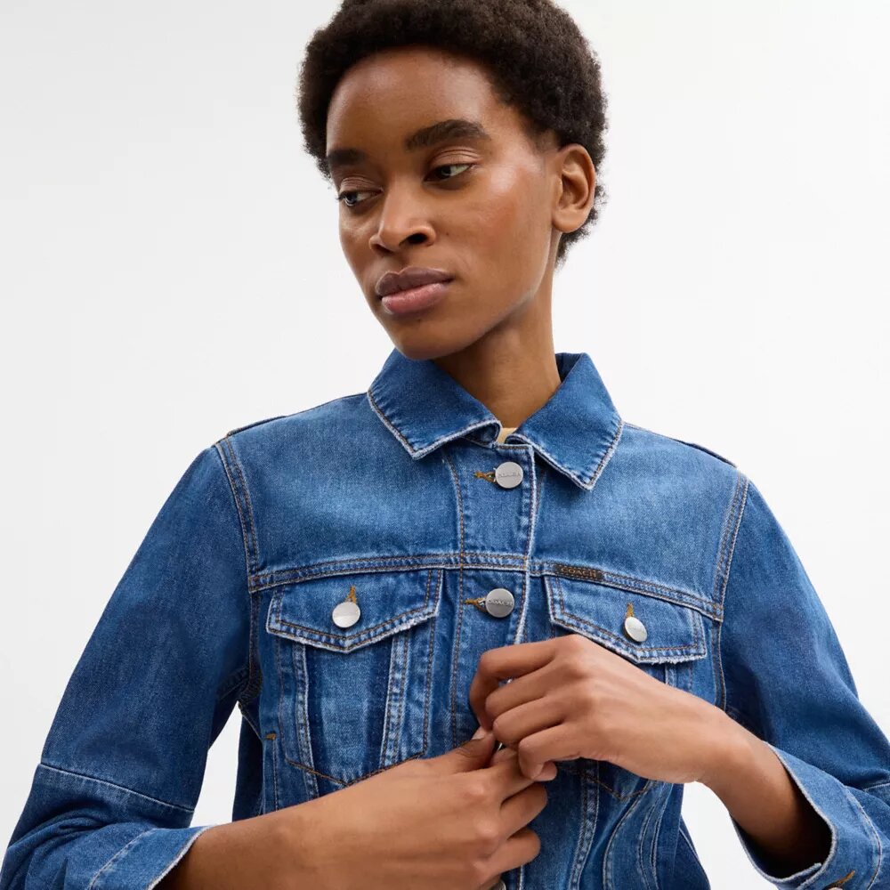 Shrunken Denim Workwear Jacket