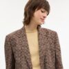 Signature C Plaid Single Breasted Blazer