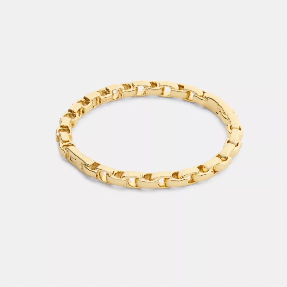 Signature Chain Hinged Bangle